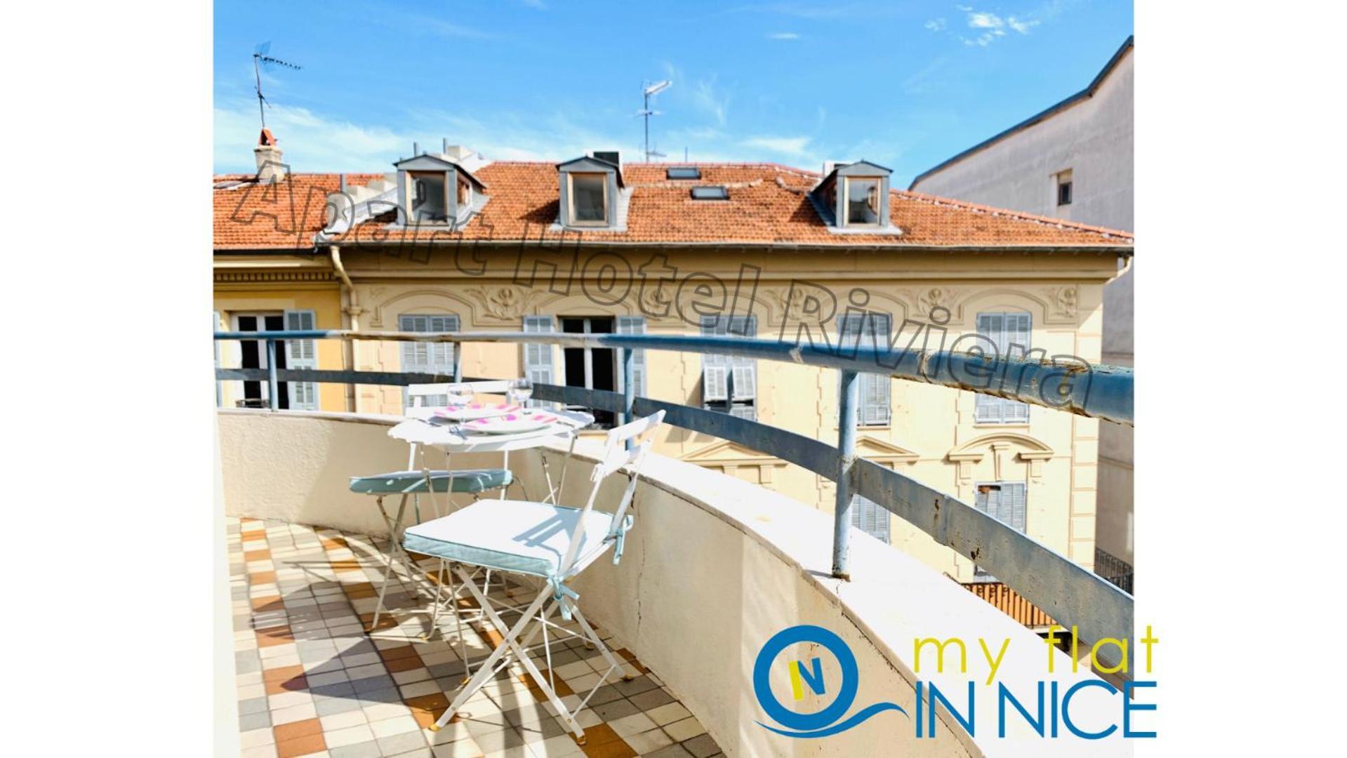 Aparthotel Riviera - Grimaldi - Carre D'Or - Bigger 1 Bedroom Apartement Ac - Balcony - 5Mn Promenade Des Anglais - Balcon Palais Alphonse Karr 1 尼斯 外观 照片